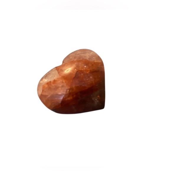 Fire quartz, all natural with healing properties heart crystal - Picture 5 of 8